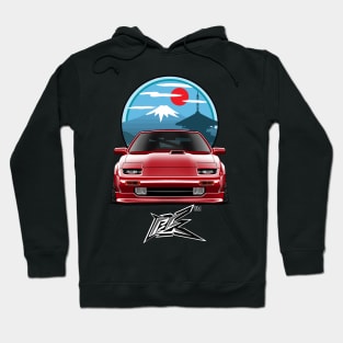 nissan 300zx low red Hoodie